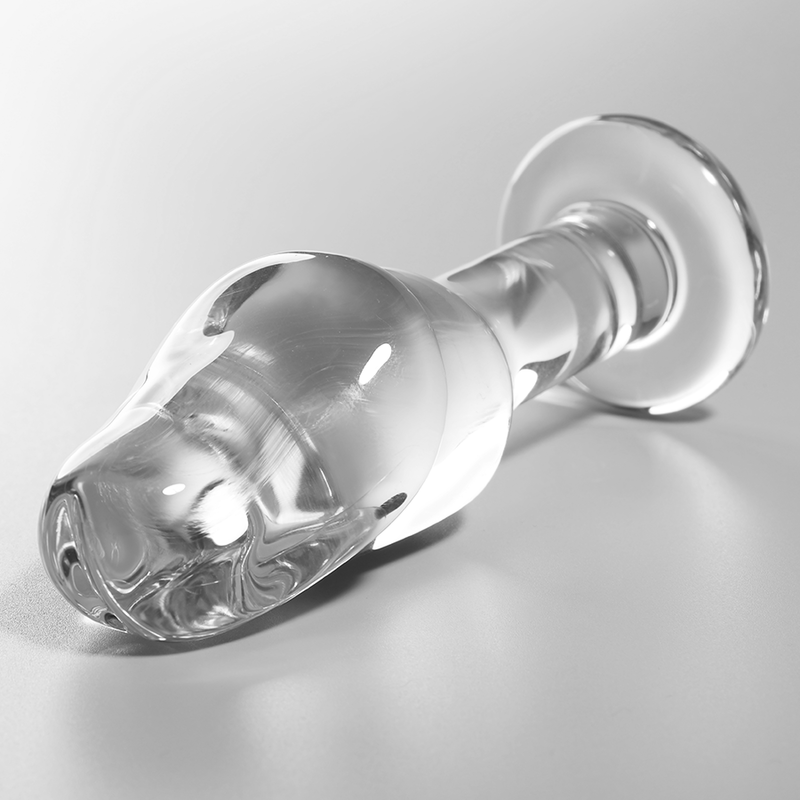 NEBULA IBIZA - plug anal n° 6 verre borosilicate clair 12.5 cm -o- 4 cm