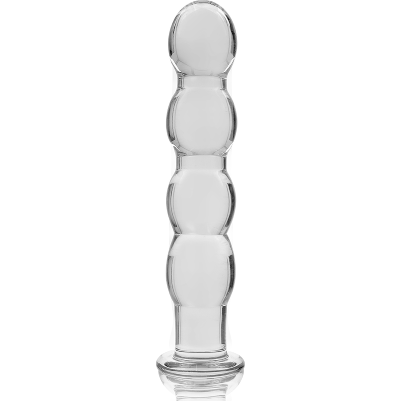 NEBULA IBIZA - n° 10 plug anal en verre borosilicate clair 16.5 cm -o- 3.5 cm