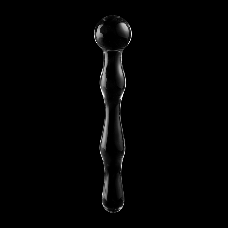 NEBULA IBIZA - n° 13 plug anal en verre borosilicate clair 18 cm -o- 3.5 cm