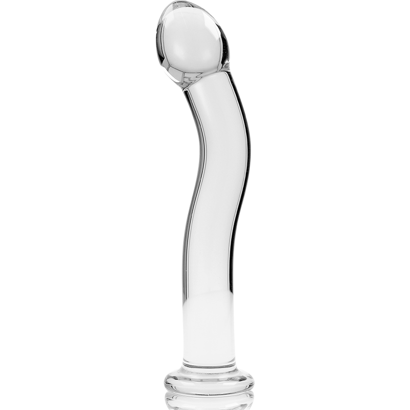 NEBULA IBIZA - n° 18 plug anal en verre borosilicate clair 18.5 cm -o- 3.5 cm