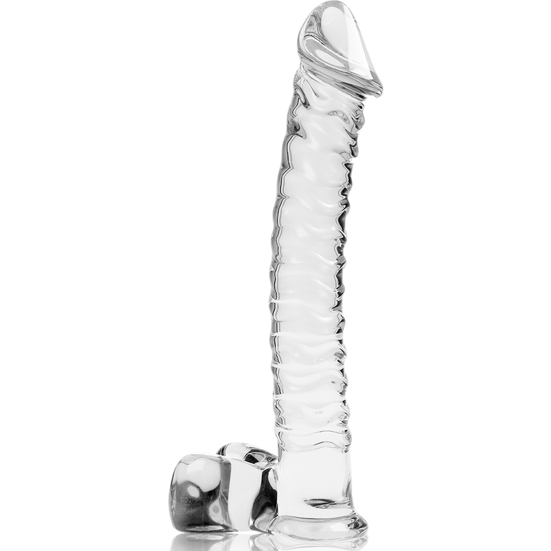 NEBULA IBIZA - n° 23 plug anal en verre borosilicate clair 21.5 cm -o- 4 cm