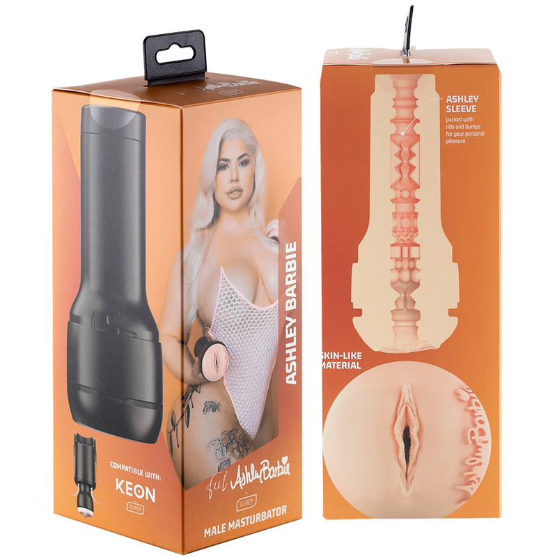 KIIROO - FEEL masturbateur en forme de vagin de ASHLEY BARBIE