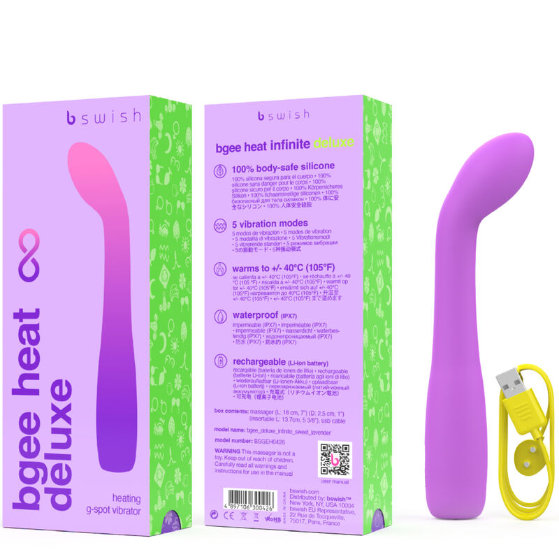 B-SWISH - vibromasseur rechargeable BGEE HEAT violet