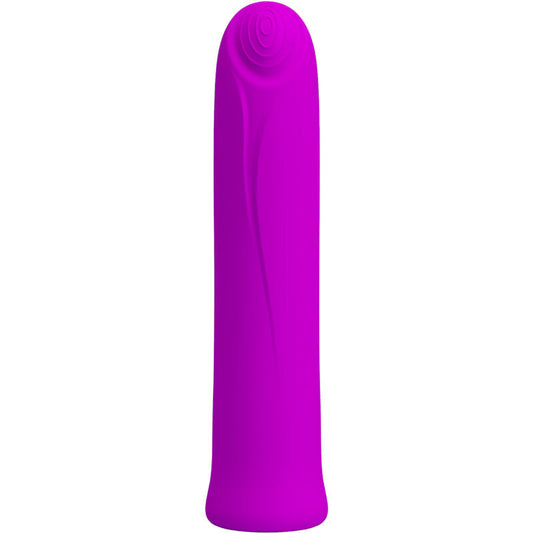 PRETTY LOVE - vibromasseur CURTIS mini SUPER POWER 12 vibrations en silicone violette