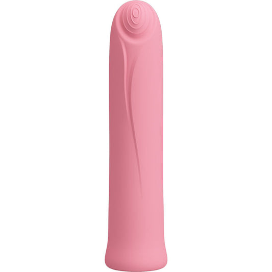 PRETTY LOVE - vibromasseur CURTIS mini SUPER POWER 12 vibrations en silicone rose