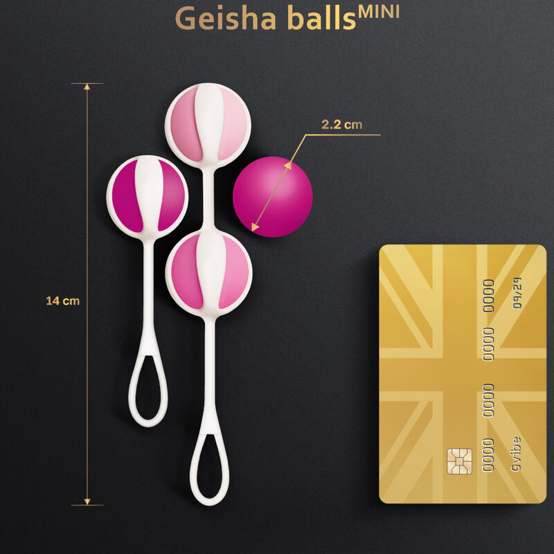 G-VIBE - kit 4 boules de geisha mini violet