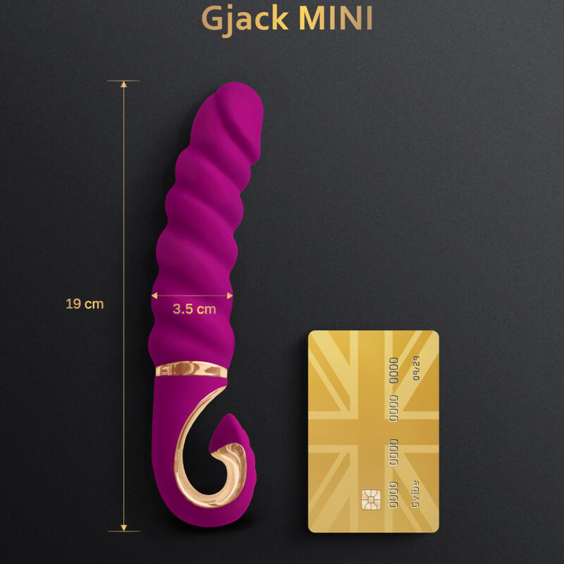 G-VIBE - vibromasseur GJACK MINI violet en silicone