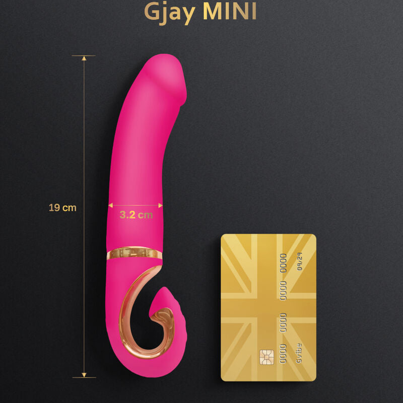 G-VIBE - vibromasseur GJAY MINI rose en silicone