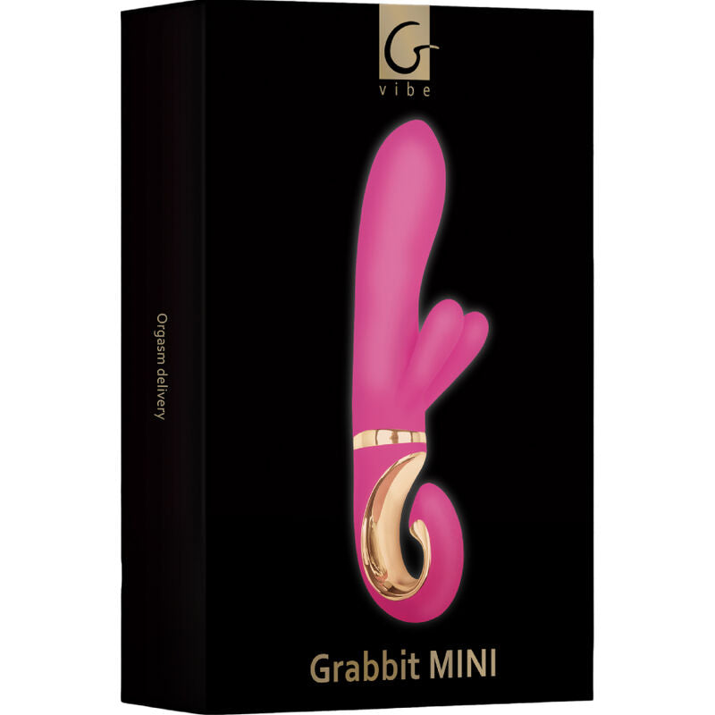 G-VIBE - vibromasseur GRABBIT MINI rose en silicone