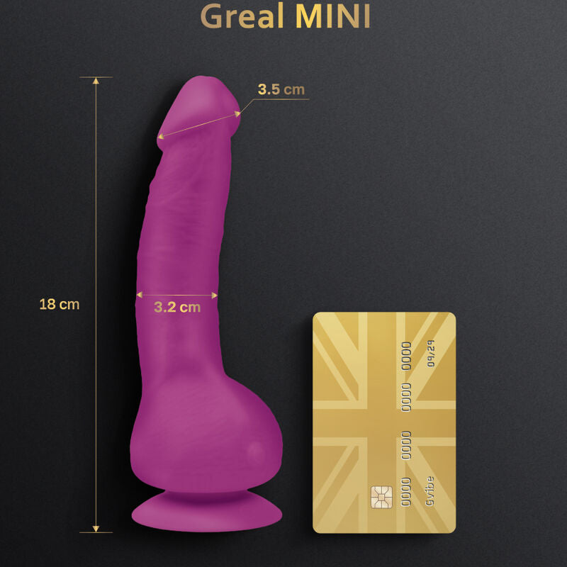 G-VIBE - GREAL-MINI gode vibromasseur en silicone fuchsia