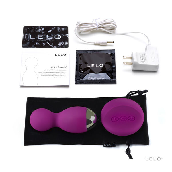 LELO - HULABEADS vibromasseur télécommandé avec boule rotative rose