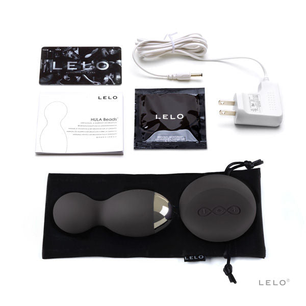 LELO - HULABEADS vibromasseur télécommandé avec boule rotative noir