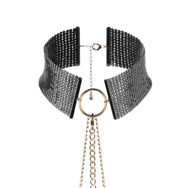 BIJOUX - désirmétallique collier métallisé noir