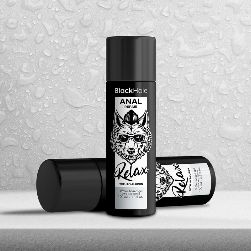 BLACK HOLE - RÉPARATION ANAL À BASE D'EAU RELAX AVEC HYALURON 100 ML