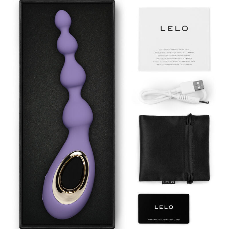 LELO - vibromasseur anal perlé violet SORAYA BEADS