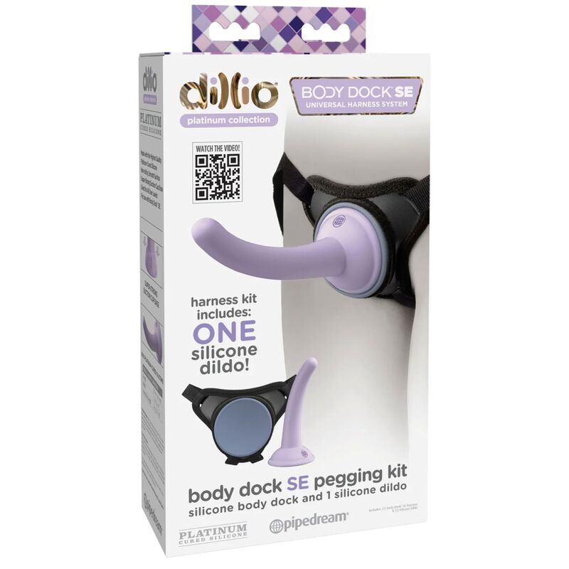 DILIO - harnais BODY DOCK violet