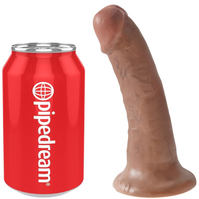 KING COCK - gode pénis réaliste 15 cm caramel