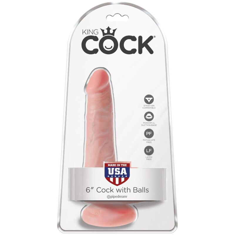 KING COCK - pénis réaliste avec testicules 13.5 cm légères