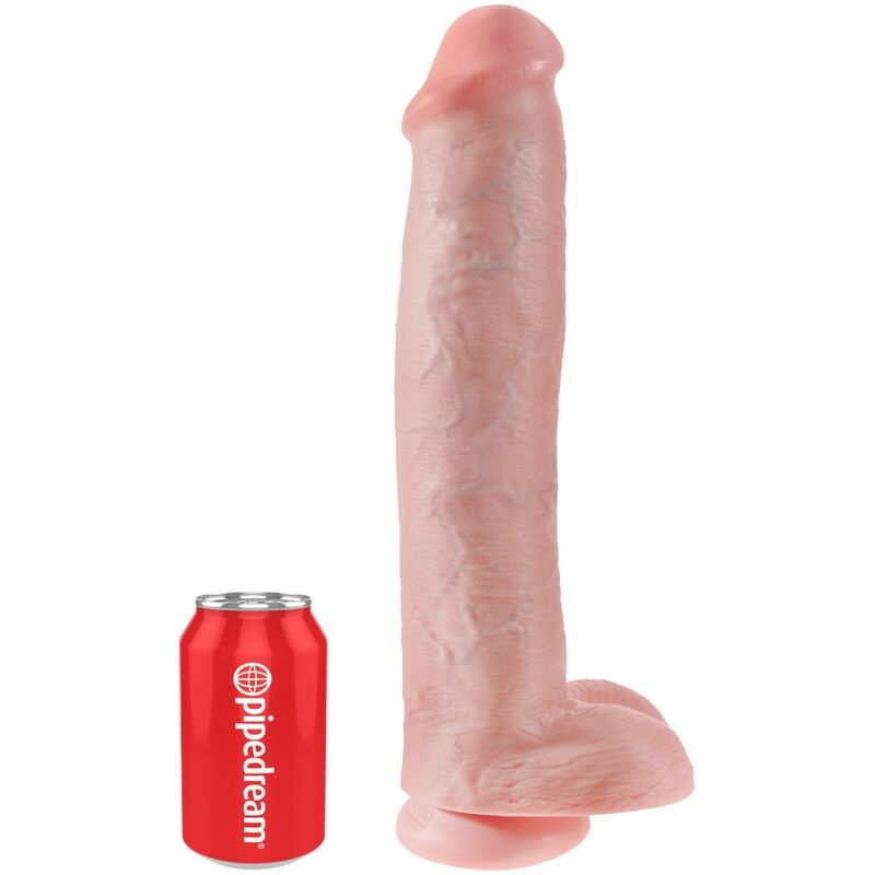 KING COCK - pénis réaliste avec testicules 34.2 cm léger