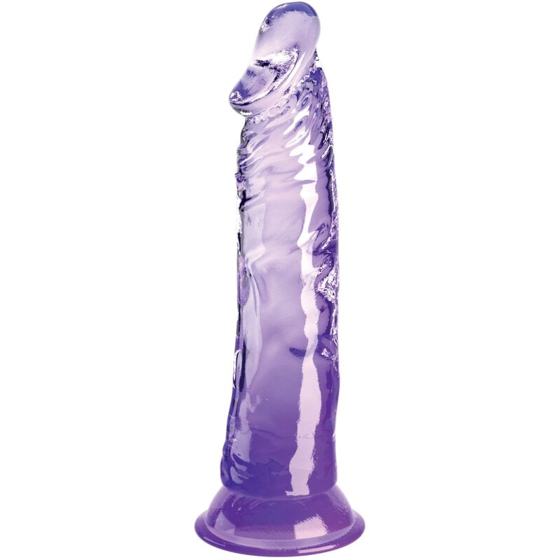 KING COCK - CLEAR gode pénis réaliste 19.7 cm violet