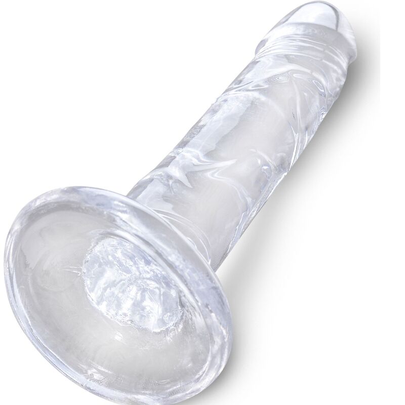 KING COCK - CLEAR gode pénis réaliste 15.5 cm transparent