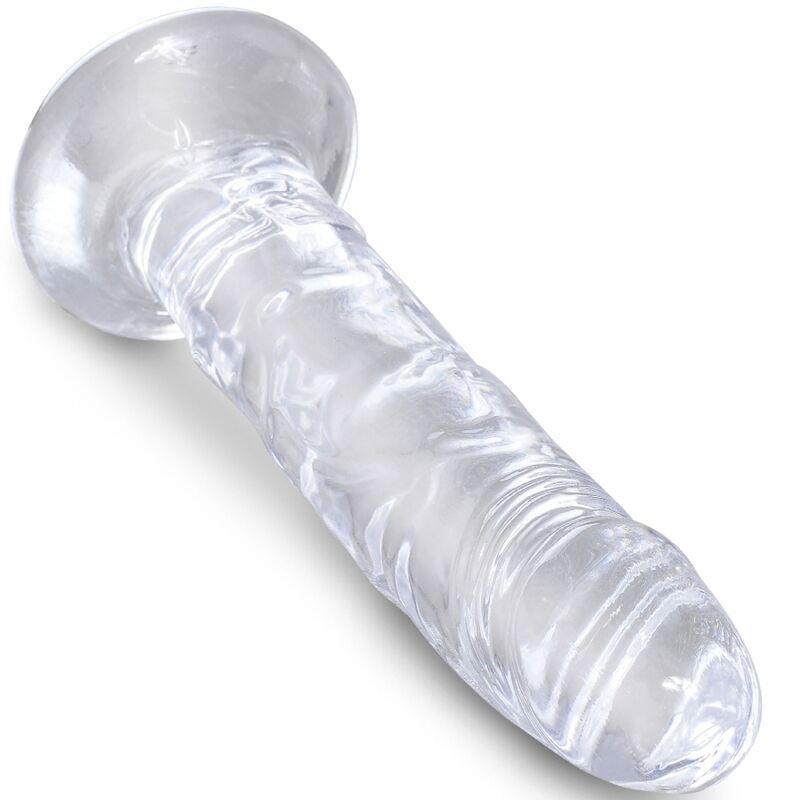 KING COCK - CLEAR gode pénis réaliste 15.5 cm transparent