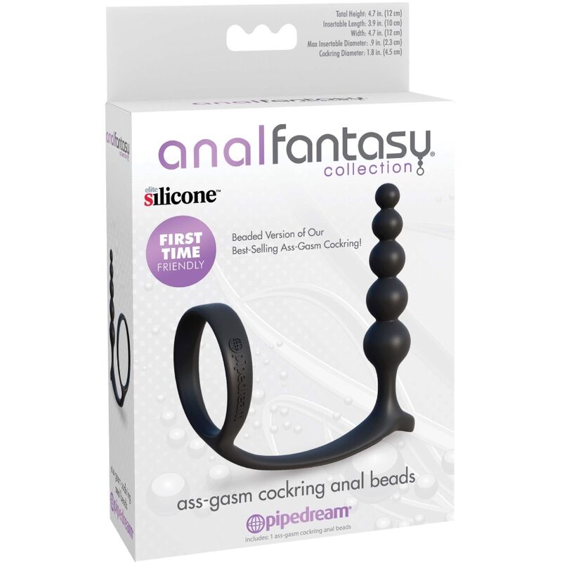 ANAL FANTASY - Anneau pénien avec ASS-GASM par balles