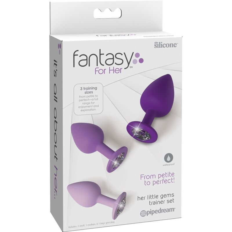 FANTASY FOR HER - ensemble de plug anal violet