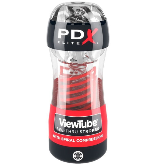 PDX ELITE - masturbateur VIEWTUBE 2 spirale compression transparent