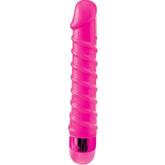 CLASSIX - vibromasseur vibrant CANDY TWIRL 16,5 cm rose