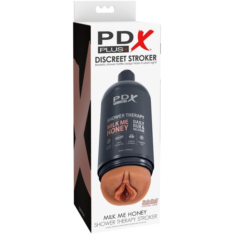 PDX PLUS - masturbateur masturbateur discret en forme de bouteille de shampooing MILK ME CANDY