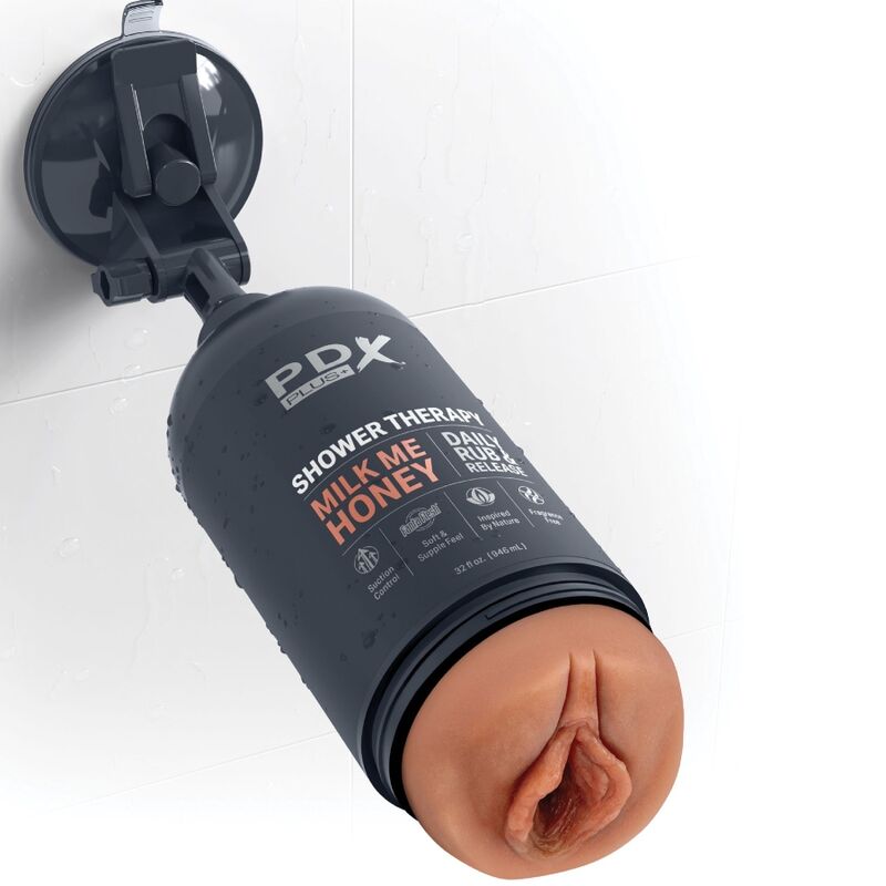 PDX PLUS - masturbateur masturbateur discret en forme de bouteille de shampooing MILK ME CANDY