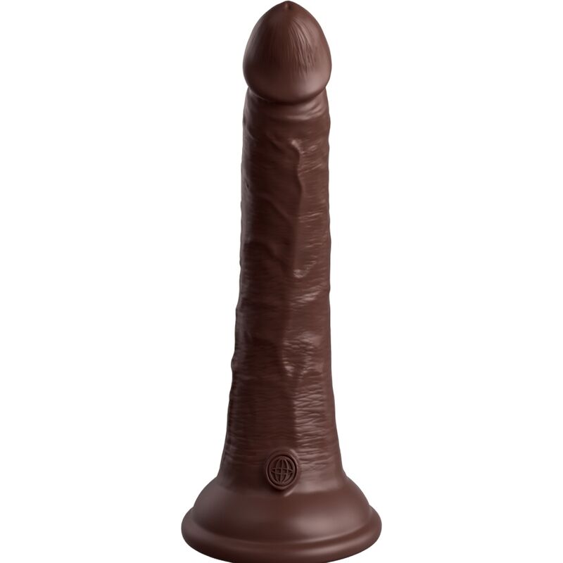 KING COCK - ELITE gode réaliste en silicone 17.8 cm marron