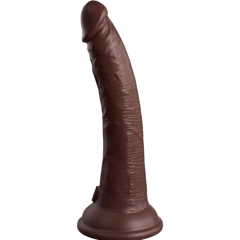 KING COCK - ELITE gode réaliste en silicone 17.8 cm marron