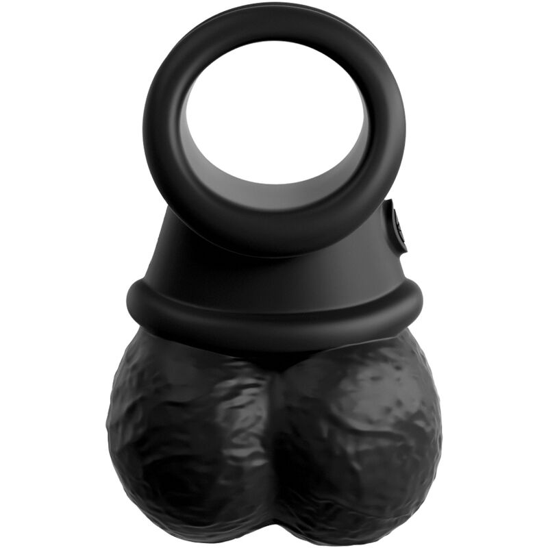 KING COCK - ELITE anneau avec testicule silicone