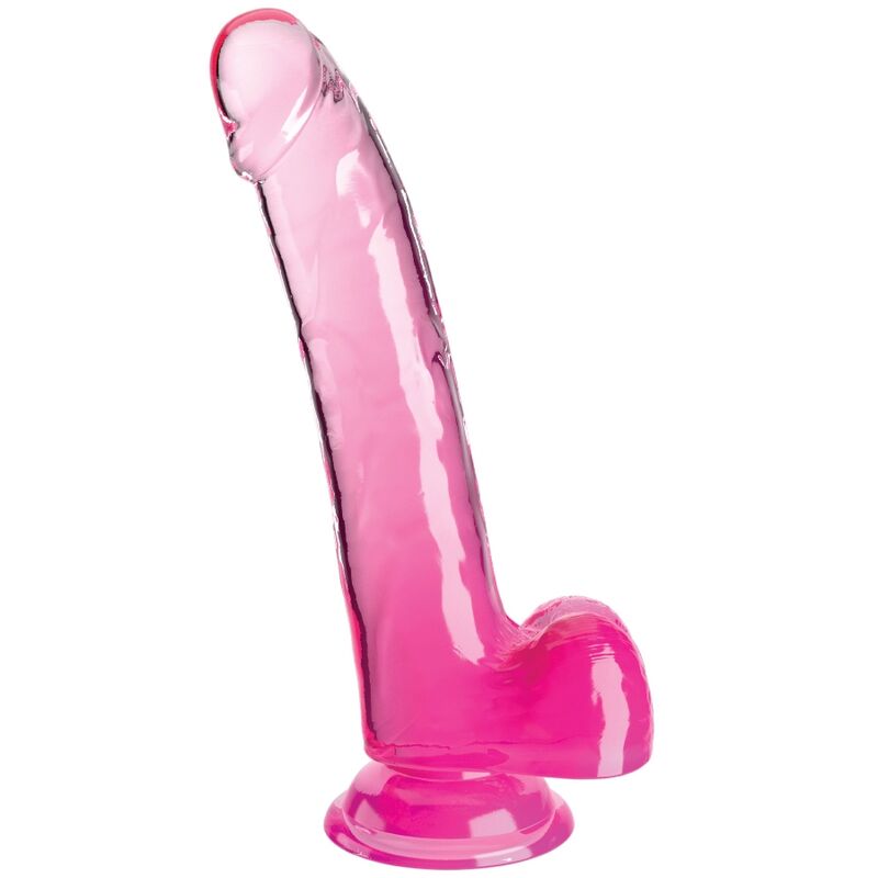 KING COCK - CLEAR gode translucide 20.3 cm rose