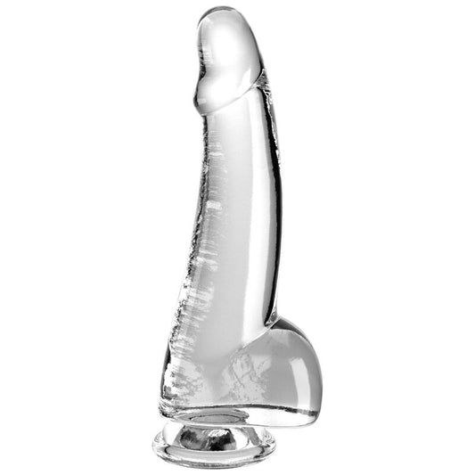 KING COCK - CLEAR gode translucide 15.2 cm transparent