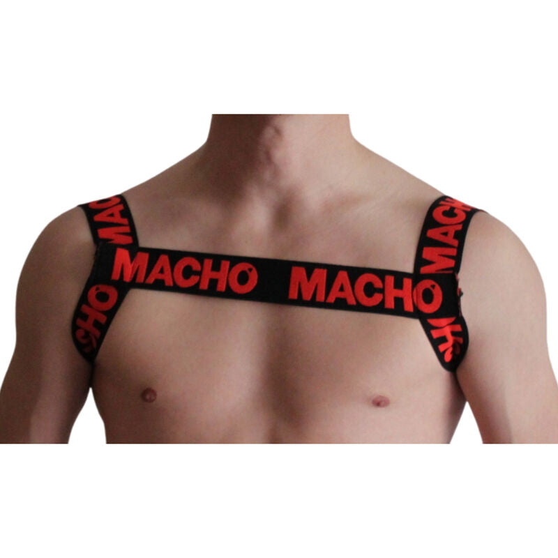 MACHO - harnais double rouge