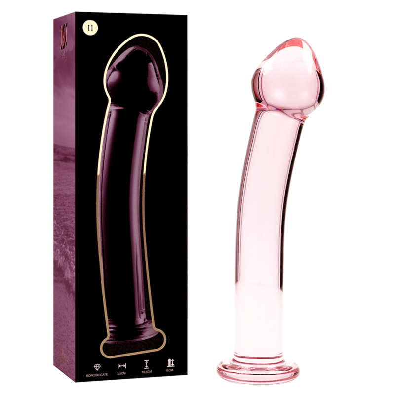 NEBULA IBIZA - n° 11 plug anal en verre borosilicate clair 16 cm -o- 3 cm