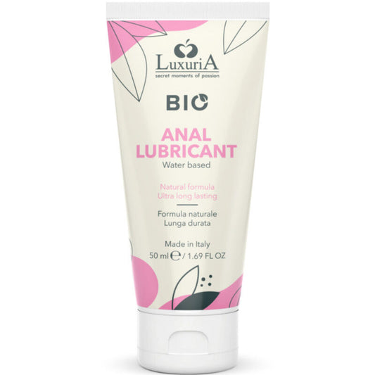 INTIMATELINE - LUXURIA LUBRIFIANT BIO ANAL À BASE D'EAU 50 ML