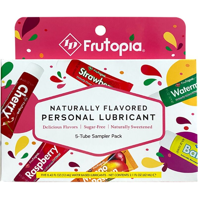 ID FRUTOPIA - ASSORTIMENT DE LUBRIFIANT X5, 12 ML