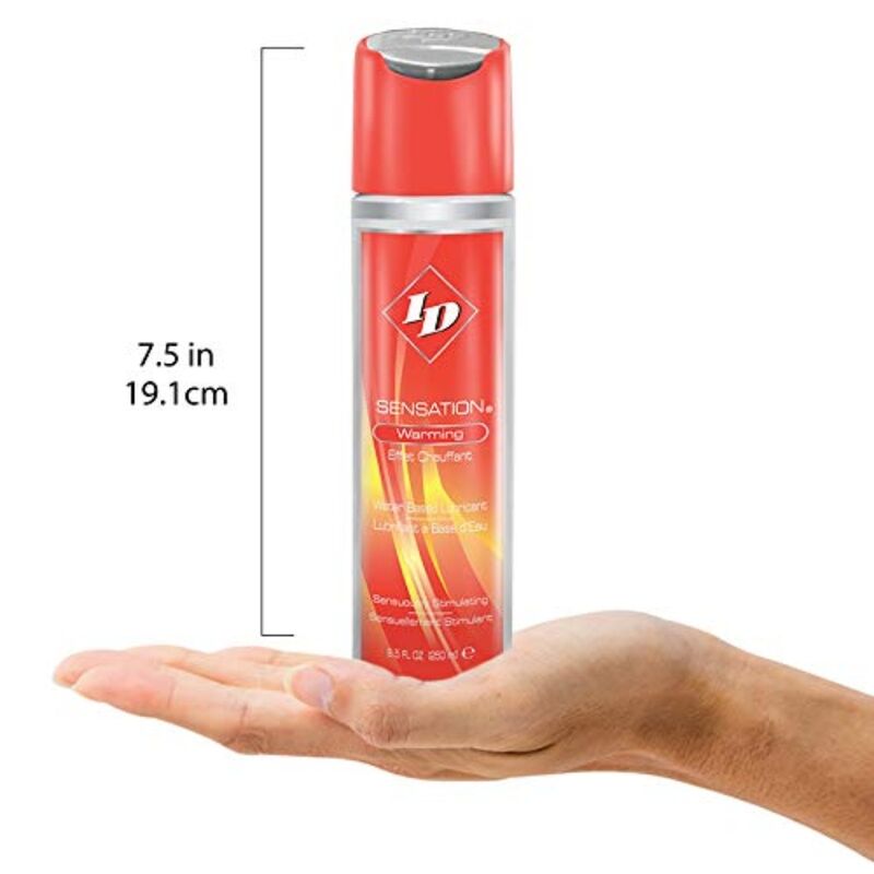 ID SENSATION - LUBRIFIANT À BASE D'EAU AVEC EFFET CHALEUR 250 ML