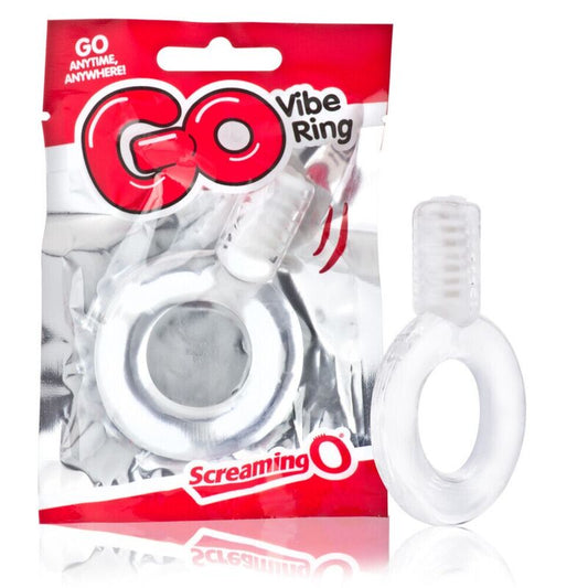 SCREAMING O - anneau pénien vibrant GO transparent