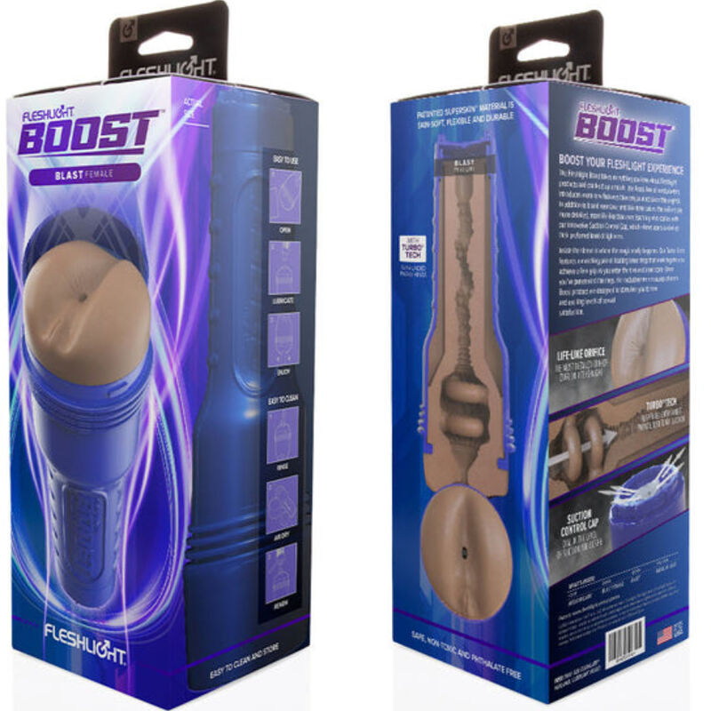 FLESHLIGHT BOOST -  masturbateur réaliste anal sensation chair