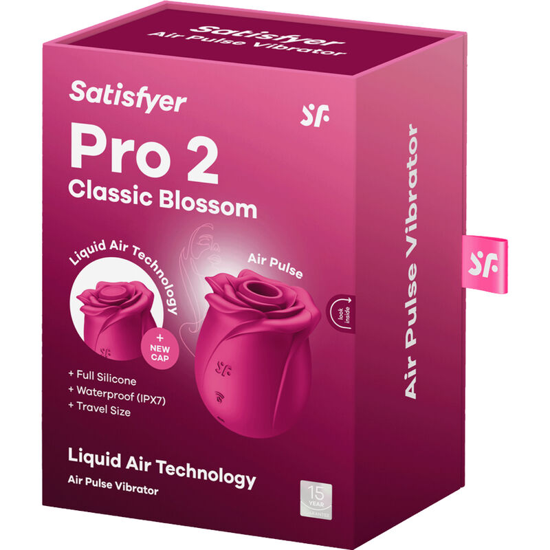 SATISFYER - vibromasseur par air pulsé fleur classique PRO 2