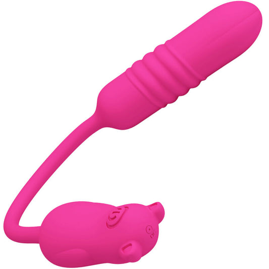 PRETTY LOVE - oeuf vibrant en silicone rose