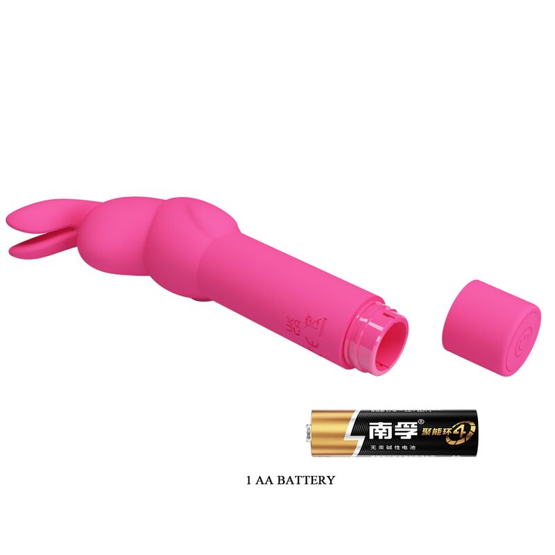 PRETTY LOVE - vibromasseur en silicone lapin GERARDO fuschia