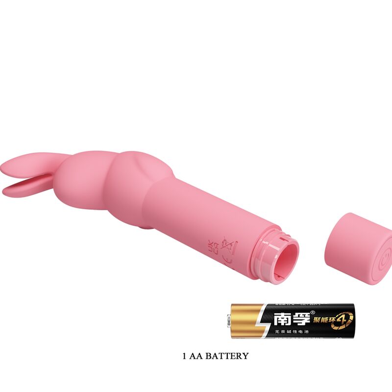 PRETTY LOVE - vibromasseur en silicone lapin rose GERARDO