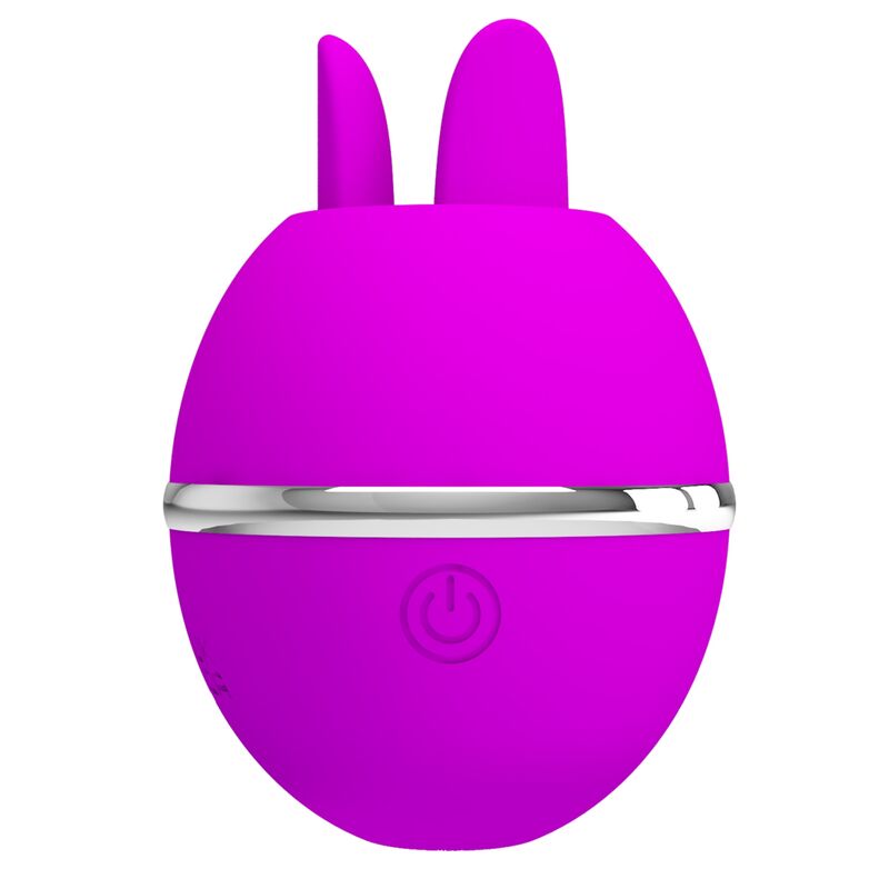 PRETTY LOVE - vibromasseur rond en silicone GEMINI BALL violet