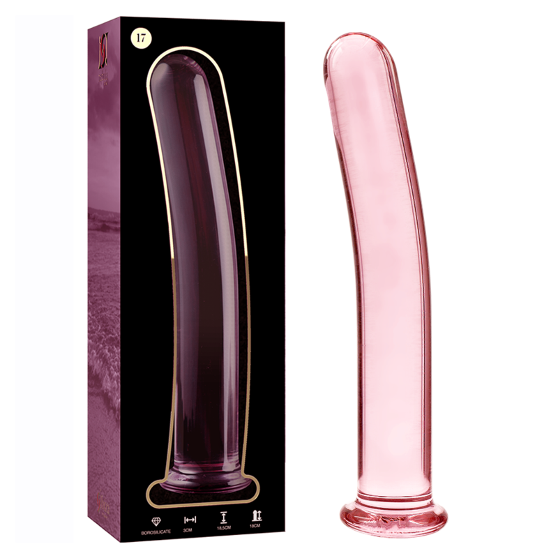 NEBULA IBIZA - n° 17 plug anal en verre borosilicate clair 18.5 cm -o- 3 cm